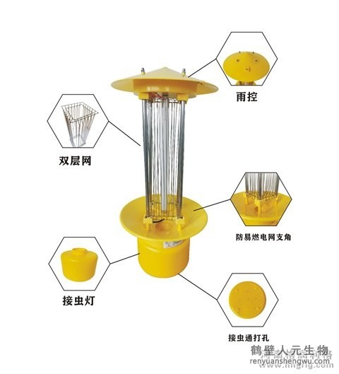 太陽能路燈式殺蟲燈結(jié)構(gòu)